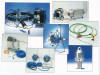 An assortment of air driven tools
